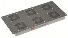 DKC Модуль потолочный 6 вентиляторов с термостатом для крыши 800 RAL9005 (R5VSIT8006FTB)