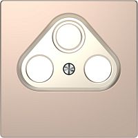 SCHNEIDER ELECTRIC Накладка центральная TV-розетки D-Life 2/3 отверстий шампань SD (MTN4123-6051)