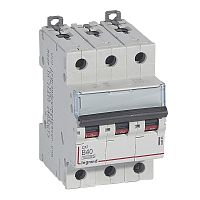 LEGRAND Выключатель автоматический трехполюсный 40А B DX3 10kА/16kА (408995 )