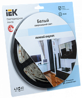IEK Лента светодиодная LEDх60/м 5м 4.8w/m 12в IP65 холодный eco (LSR1-2-060-65-1-05)