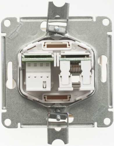 SCHNEIDER ELECTRIC W59 Розетка телефон/компьютер категория 5е в рамку бежевая (RSI-251TK5E-2-86)