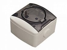 ABB EVA розетка с/з c крышкой IP54 (554-011500-218)