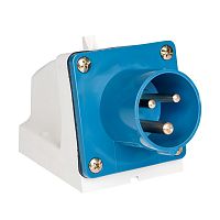 EKF Вилка стационарная 513 2Р+РЕ 16А 220В IP44 PROxima (ps-513-16-220)