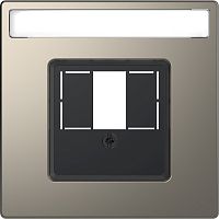 SCHNEIDER ELECTRIC Накладка центральная D-Life для TAE/Audio/USB никель SD (MTN4250-6050)