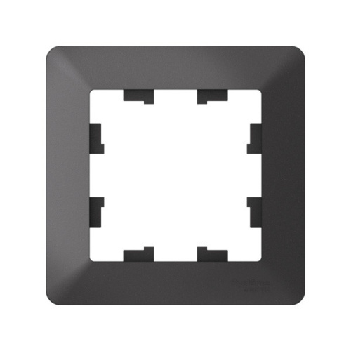 ATLASDESIGN AIR 1-постовая РАМКА, БАЗАЛЬТ (ATN221401) фото 2