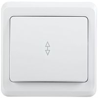 IEK ВСп10-1-0-ВБ Выключатель 1 кл. проход. 10А ВЕГА   белый IEK  (EVV12-K01-10-DM)