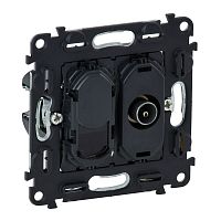 LEGRAND Valena IN MATIC Розетка TV звезда/RJ45 Кат 6 UTP (753055 )