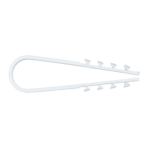 EKF Дюбель-хомут для круглого кабеля 5-10мм нейлон белый Simple  (100шт) (plc-ncc-5x10w) фото 2