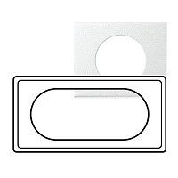 LEGRAND Рамка, 4/5 модулей, белая феерия (069355 )