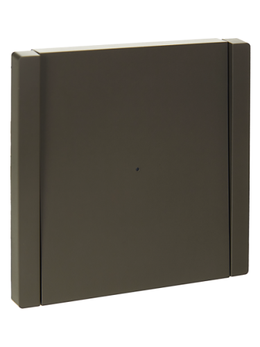 IEK FORTE&PIANO Выключатель 1-клавишный проходной с индикацией 10А FP304 серый  (FP-V12-1-10-1-K03)