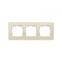 SIMON Рамка декоративная, 3 поста, Original, S82 Detail,слоновая кость-тростниковый сахар (8200630-031)