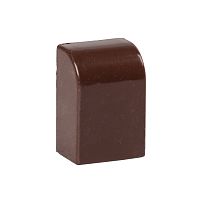 EKF Заглушка  (16х16)  (4 шт) Plast под темное дерево (ecd-16-16x4)