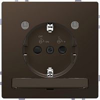 SCHNEIDER ELECTRIC Розетка D-Life 16А с заземляющим контактом и LED  модуле ммокко SD (MTN2304-6052)