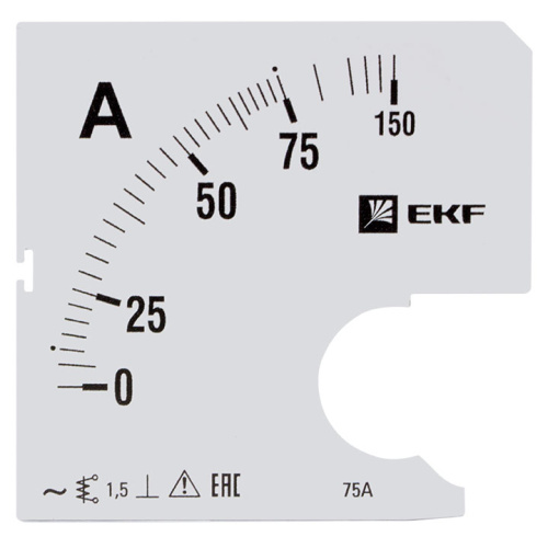 EKF Шкала сменная для A961 75/5А-1.5 PROxima (s-a961-75)