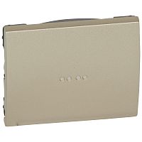 LEGRAND Galea Life Лицевая панель для выключателя с индикатором цвет титан (771434 )