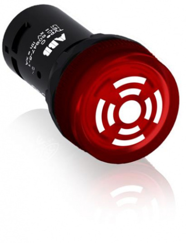 ABB Зуммер CB1-612R пульсирующий сигнал подсветка красный 110-130В DC (1SFA619600R6121)