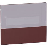 SCHNEIDER ELECTRIC Панель передняя MINI PRAGMA бордо 3п 36модулей дверь пластиковая (MIP50312T)