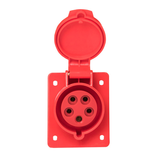EKF Розетка кабельная 32А 3Р+N+Е IP44 скрытая 380В 425 (ps-425-32-380) фото 3