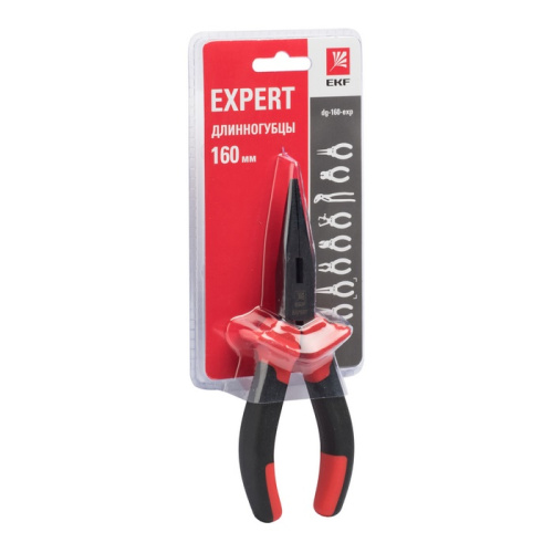 EKF Длинногубцы Expert 160 мм  PROxima (dg-160-exp)