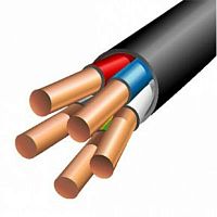 Кабель силовой ВВГнг(А) 5х10 однопроволочный (N.PE)