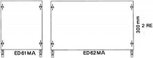 ABB Модуль с монтажной платой 2ряда/2 рейки 300х600 (ED62MA)