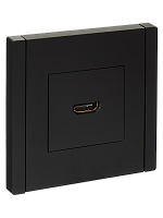 IEK FORTE&PIANO Розетка HDMI FP140 черный  (FP-H10-K02)