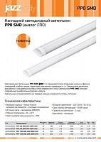 JAZZWAY Светильник светодиодный PPO 600 SMD 20Вт 6500K IP20 100-240В 50Гц (2850508A)