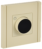 IEK FORTE&PIANO Термостат электронный с индикацией FP452 ваниль  (FP-RT11-K10)