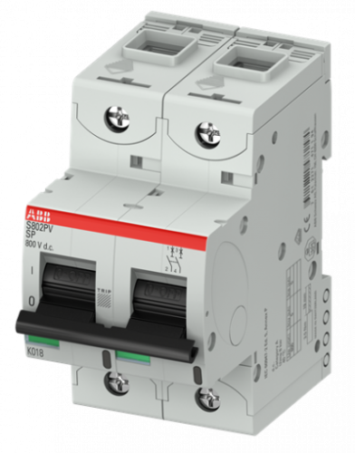 ABB Выключатель автоматический двухполюсный 20А S802PV-SP20  (S802PV-SP20)