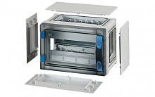 HENSEL Бокс 12 модулей прозрачные двери с боковыми панелями IP66 без клеммы PE-N 180х270х186 (FP 1105)