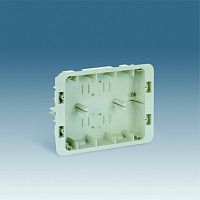 SIMON Коробка для внутреннего монтажа 2-рядной рамки с суппортами, 236х171х50,5мм (27856-61)