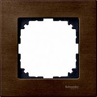 SCHNEIDER ELECTRIC Рамка 1 пост деревянная орех (MTN4051-3473)