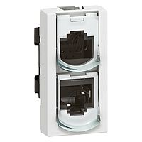 LEGRAND Удвоитель RJ45 UTP телефон/Ethernet  (1м) (076536 )