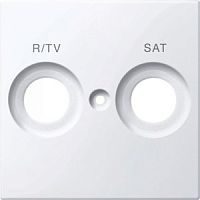 SCHNEIDER ELECTRIC Центральная плата с маркировкой R/TV и SAT белый (MTN299825 )
