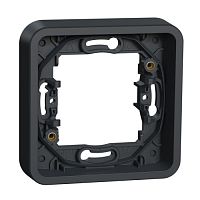 SCHNEIDER ELECTRIC MUREVA S рамка, 1-постовая без винтов, антрацит, IP55 (MUR34107)