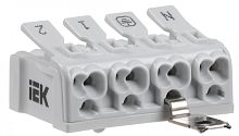 IEK Клемма пружинная соединительная КСПнз4-2L+N+PE (UKZ-B06-4P-F1-E1-10)