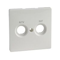 SCHNEIDER ELECTRIC Центральная плата с маркировкой R/TV+SAT белый (MTN299619)