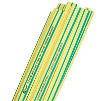 EKF Трубка термоусаживаемая ТУТ нг 10/5 желто-зеленая в отрезках по 1м  PROxima (tut-10-yg-1m)