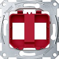SCHNEIDER ELECTRIC Плата опорная для модулей штепсельного разъема красный (MTN4566-0006)