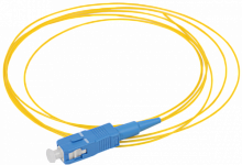 Шнур оптический коммутационный монтажный (Пигтеил  для одномодового кабеля (SM) 9/125 (OS2) SC/UPC