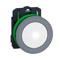 SCHNEIDER ELECTRIC Лампа сигнальная 22м, 24В, белая, заподлицо, пластик C0 (XB5FVB1C0)
