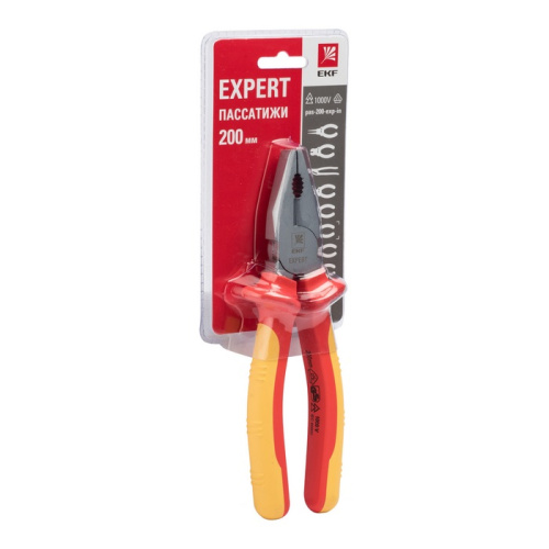 EKF Пассатижи Expert 200 мм 1000В  PROxima (pas-200-exp-in) фото 3