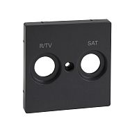 SCHNEIDER ELECTRIC Центральная плата с маркировкой R/TV и SAT антрацит (MTN299214)