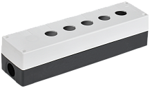 IEK Корпус КП105(6)-Р для кнопок 5(6) мест белый  (BKP10-6-K01-R)