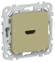 FLITE Розетка HDMI  оливковый (FI-H10-K26)