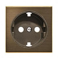 ABB Накладка для розетки SCHUKO, серия SKY, цвет античная латунь  (8588 OE)  (2CLA858800A1201)