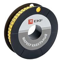 EKF Маркер кабельный 2.5кв.мм B  (1000ед)  (ЕС-1) (plc-KM-2.5-B)