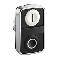 SCHNEIDER ELECTRIC Головка кнопки двойная с маркировкой (ZB4BA7121)