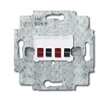 ABB Розетка для громкоговорителя 4 полюса альпийский белый (0230-0-0403)