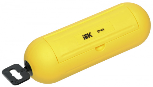 IEK Бокс для защиты кабельного соединения IP44 желтый IEK